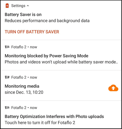 Power Saving Messages