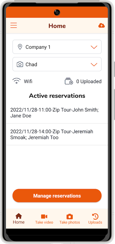 Fotaflo Android Home Screen