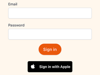 Sign in with Apple