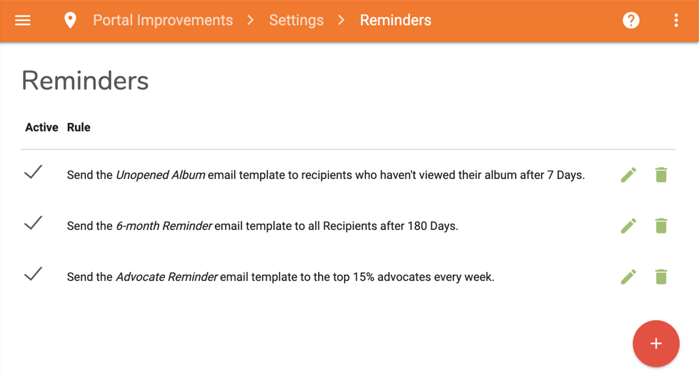 reminders